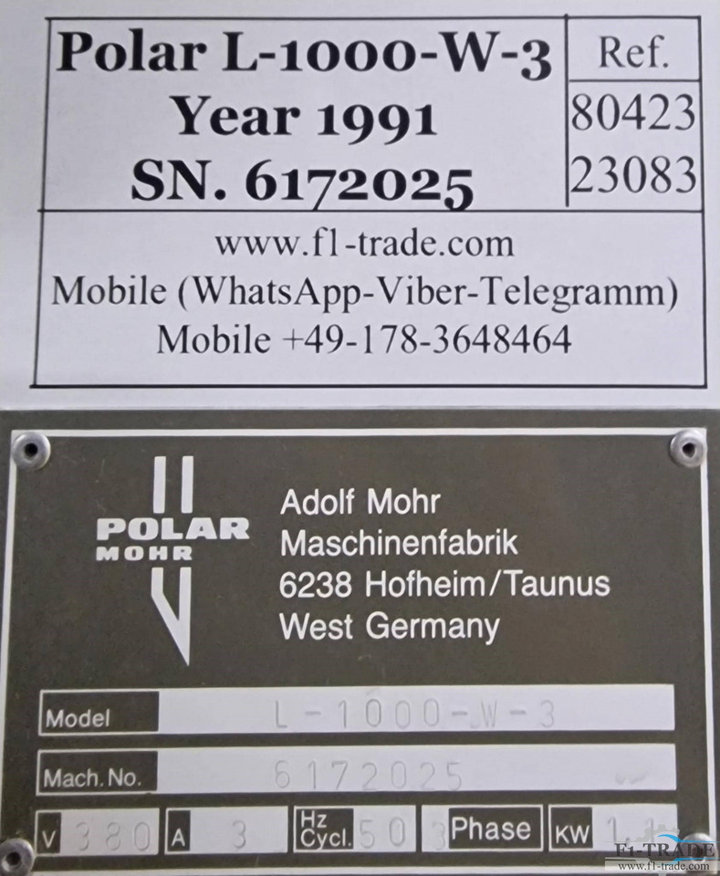 Apilador Polar L-1000-W-3: foto 6
