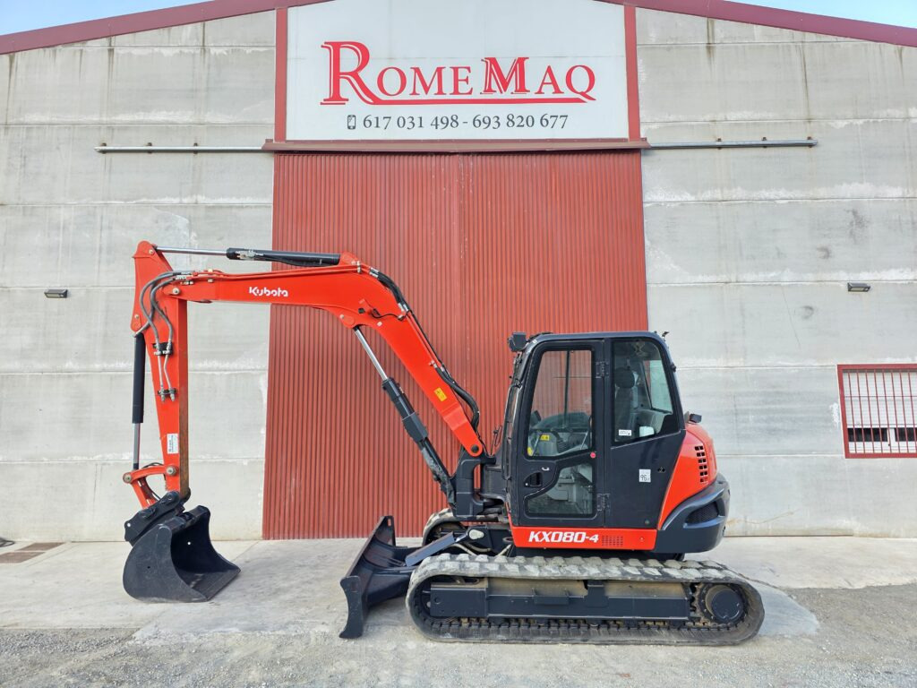 KUBOTA KX080-4A2 - Miniexcavadora: foto 1 KUBOTA KX080-4A2 - Miniexcavadora: foto 1