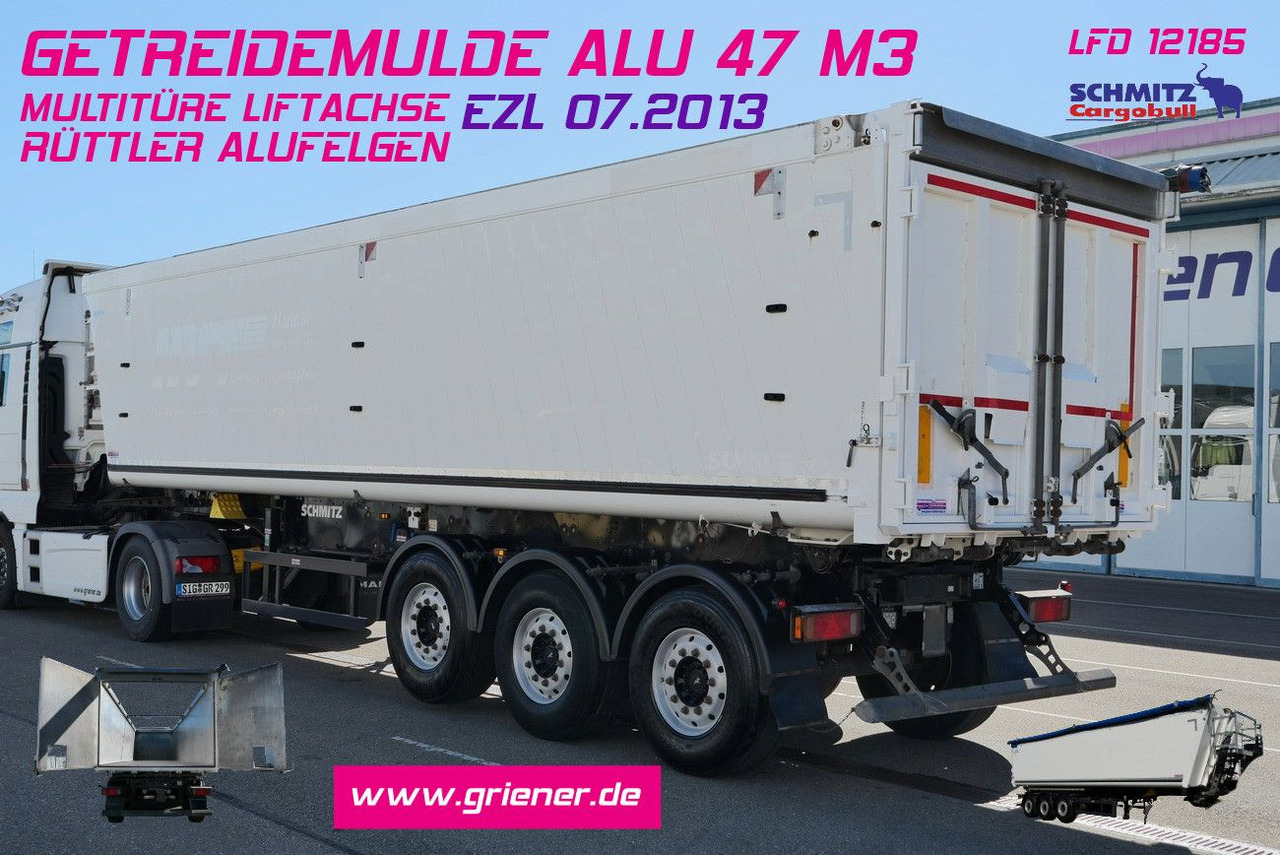 Schmitz Cargobull ALUMULDE 50 m³ SKI 24 SL 9,6/ 47m3 /MULTITÜRE - Semirremolque volquete: foto 1 Schmitz Cargobull ALUMULDE 50 m³ SKI 24 SL 9,6/ 47m3 /MULTITÜRE - Semirremolque volquete: foto 1