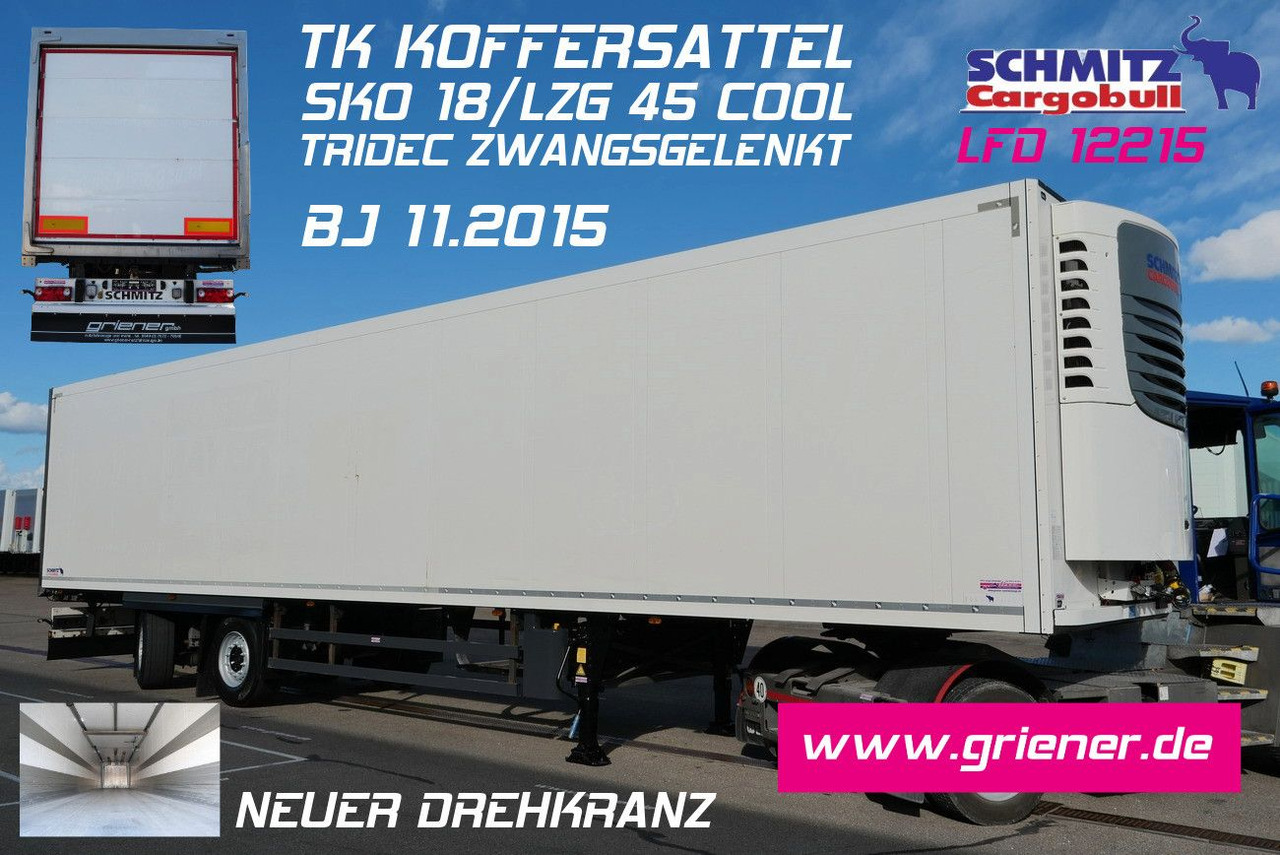 Schmitz Cargobull SKO 18/LZG/45 COOL / TRIDEC / CITY /TKM - Semirremolque caja cerrada: foto 1 Schmitz Cargobull SKO 18/LZG/45 COOL / TRIDEC / CITY /TKM - Semirremolque caja cerrada: foto 1
