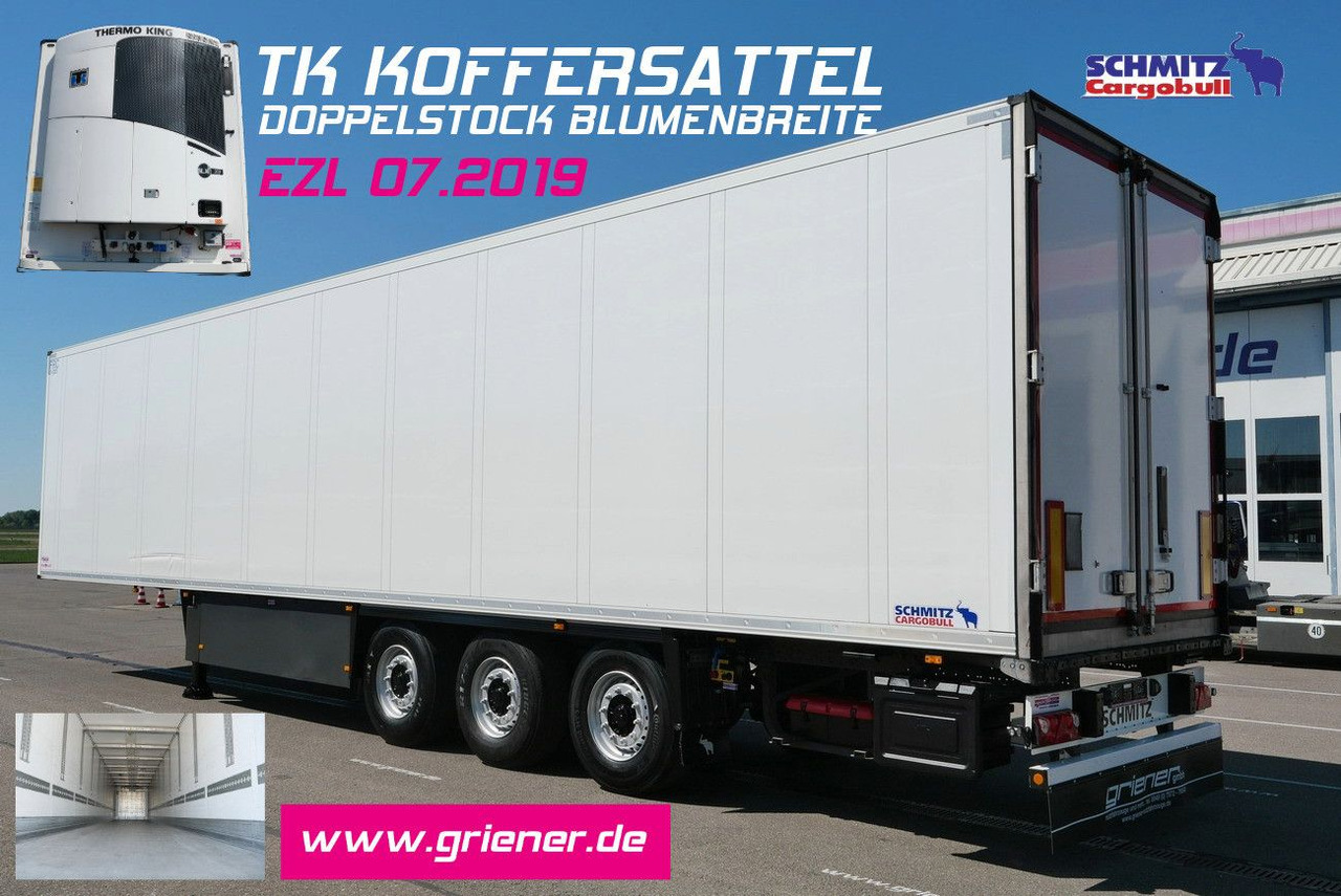 Schmitz Cargobull SKO 24/ THERMOKING SLXi300/ DOPPELSTOCK /BLUMEN - Semirremolque caja cerrada: foto 1 Schmitz Cargobull SKO 24/ THERMOKING SLXi300/ DOPPELSTOCK /BLUMEN - Semirremolque caja cerrada: foto 1