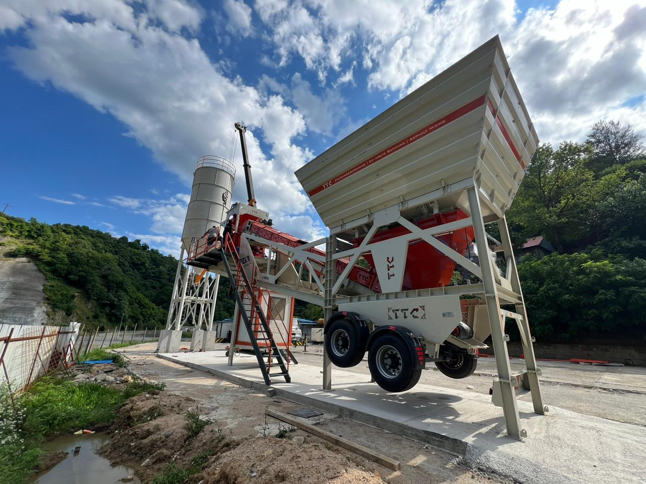 For Sale Mobile Concrete Plant 60 m³ - Planta de hormigón: foto 2 For Sale Mobile Concrete Plant 60 m³ - Planta de hormigón: foto 2