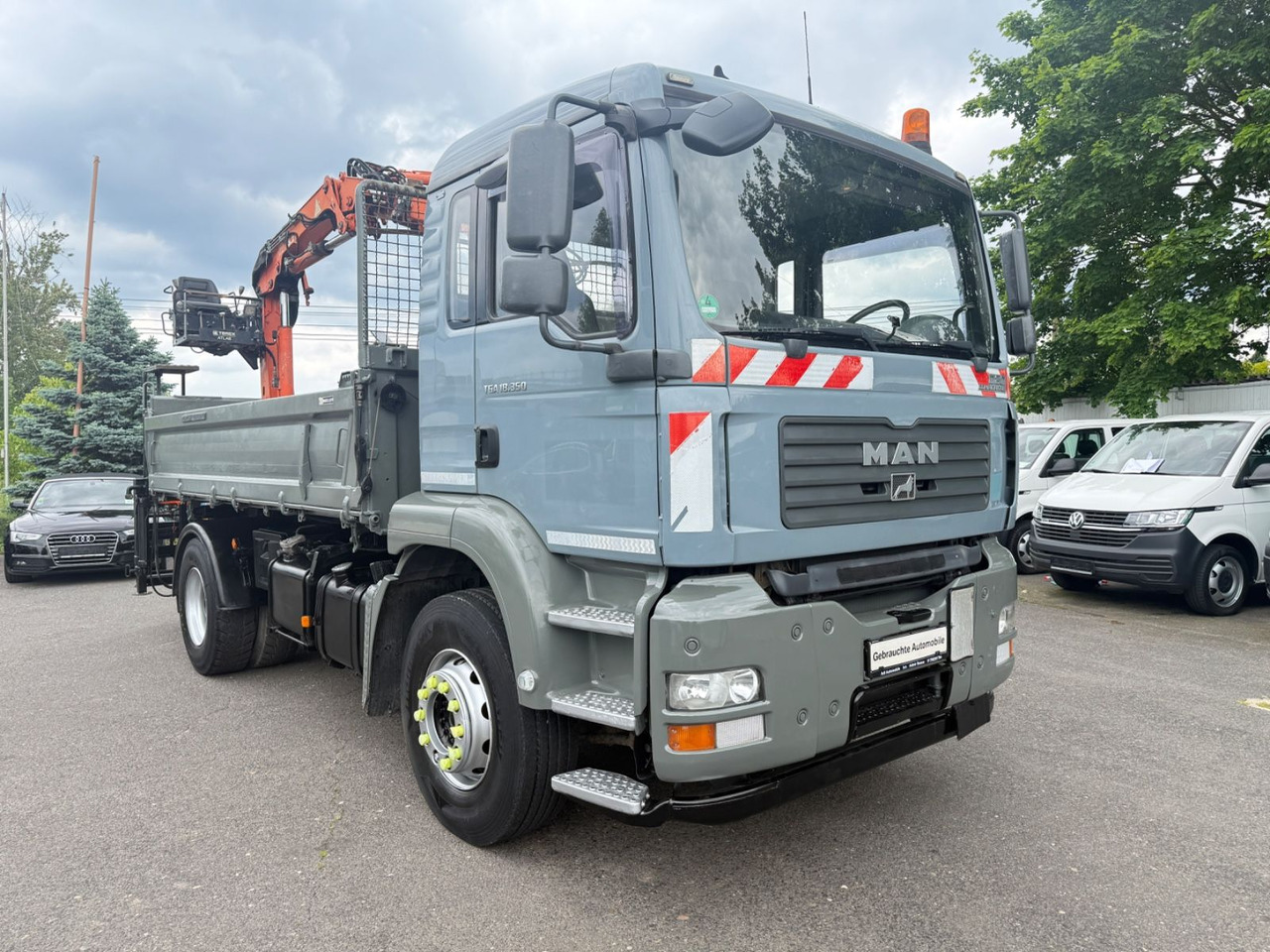 MAN TGA 18.350 Kran Terex - Camión volquete, Camión grúa: foto 1 MAN TGA 18.350 Kran Terex - Camión volquete, Camión grúa: foto 1