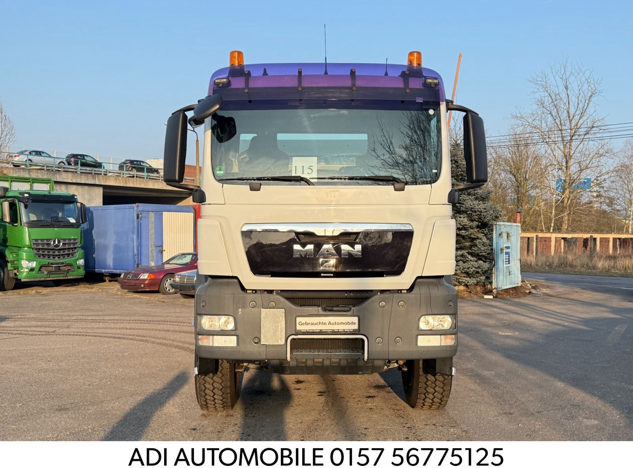 MAN TGS 26.400 Kipper mit Kran Jonsered 6x4 - Camión volquete: foto 1 MAN TGS 26.400 Kipper mit Kran Jonsered 6x4 - Camión volquete: foto 1