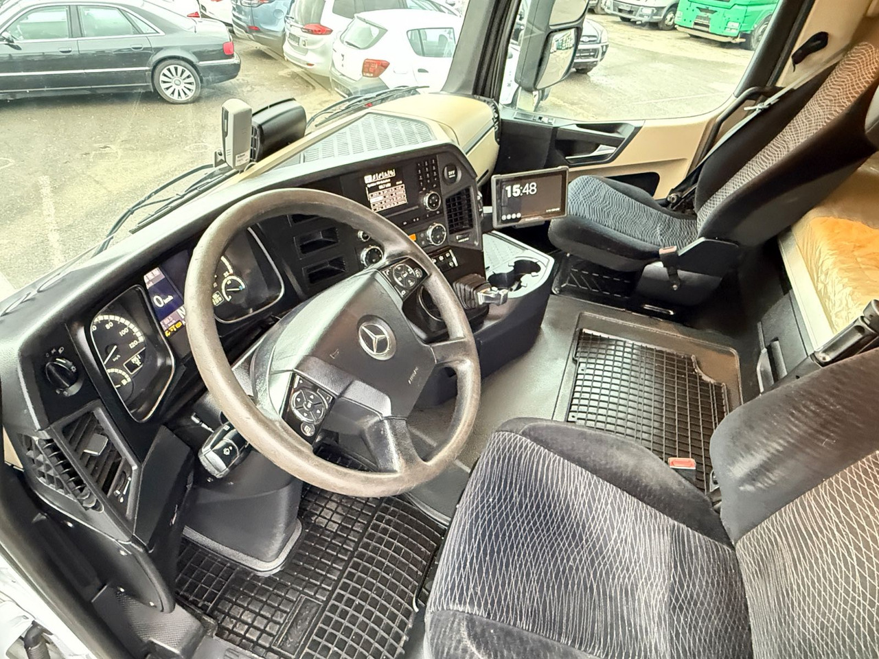 Camión multibasculante Mercedes-Benz Actros 2542 Abrollkipper mit Container: foto 12