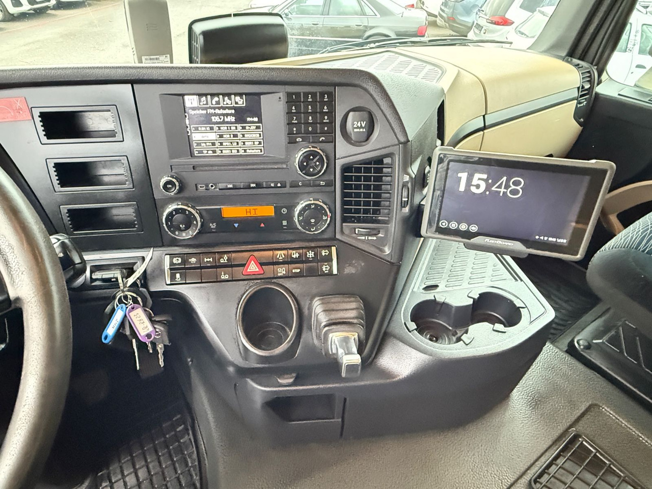 Camión multibasculante Mercedes-Benz Actros 2542 Abrollkipper mit Container: foto 14