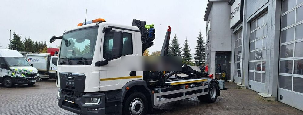 MAN TGM 15.250, hakowiec Janco/GP Lift + HDS Hiab - Camión de basura: foto 4 MAN TGM 15.250, hakowiec Janco/GP Lift + HDS Hiab - Camión de basura: foto 4
