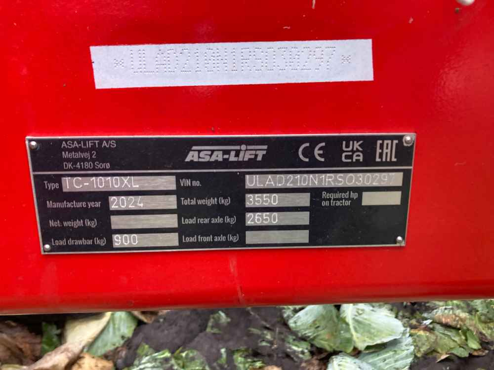 ASA-Lift TC-1010XL - Cosechadora: foto 2 ASA-Lift TC-1010XL - Cosechadora: foto 2