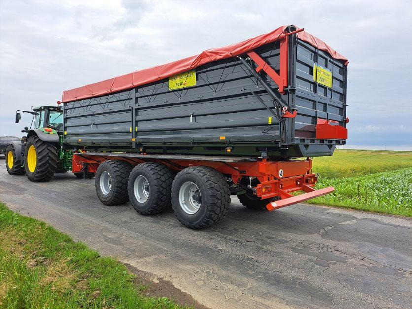 Techmont Anhänger / Trailer / Remorque / Rimorchio / Прицеп / Przyczepa tridem PTW 21 t - Remolque volquete agrícola: foto 1 Techmont Anhänger / Trailer / Remorque / Rimorchio / Прицеп / Przyczepa tridem PTW 21 t - Remolque volquete agrícola: foto 1