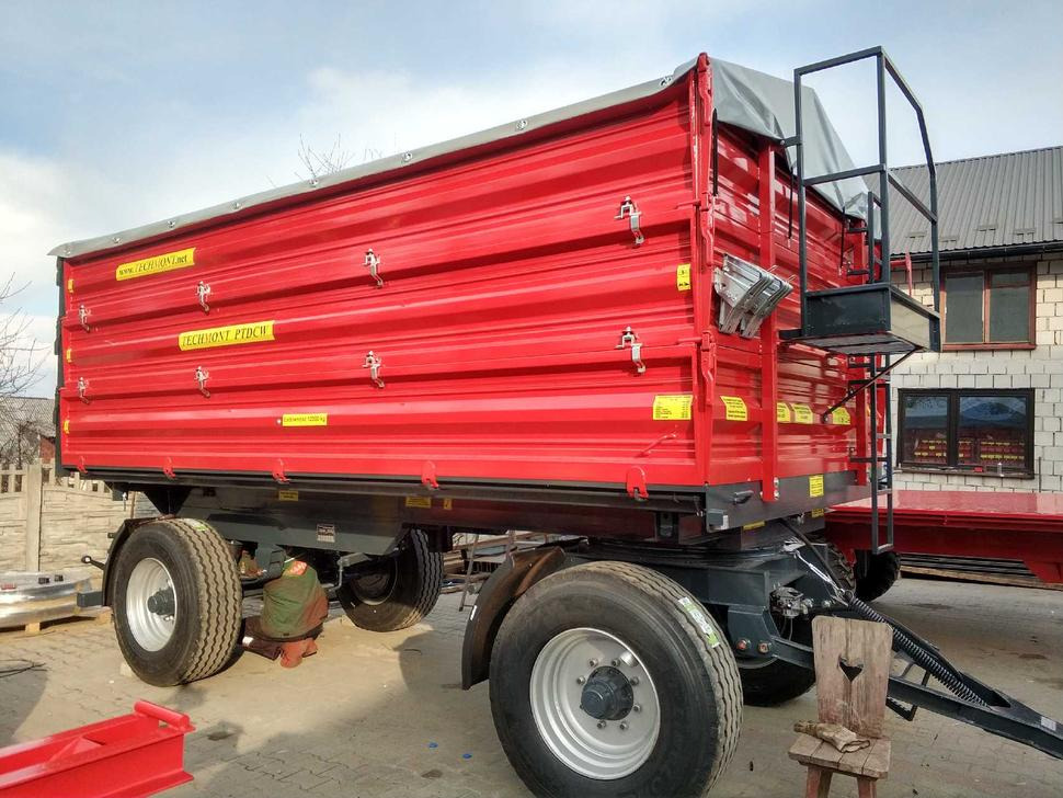 Techmont Anhänger / Trailer / Remorque / Rimorchio / Прицеп двухоосный бортовой / Przyczepa dwuosiowa PTD16 12 t - Remolque volquete agrícola: foto 4 Techmont Anhänger / Trailer / Remorque / Rimorchio / Прицеп двухоосный бортовой / Przyczepa dwuosiowa PTD16 12 t - Remolque volquete agrícola: foto 4