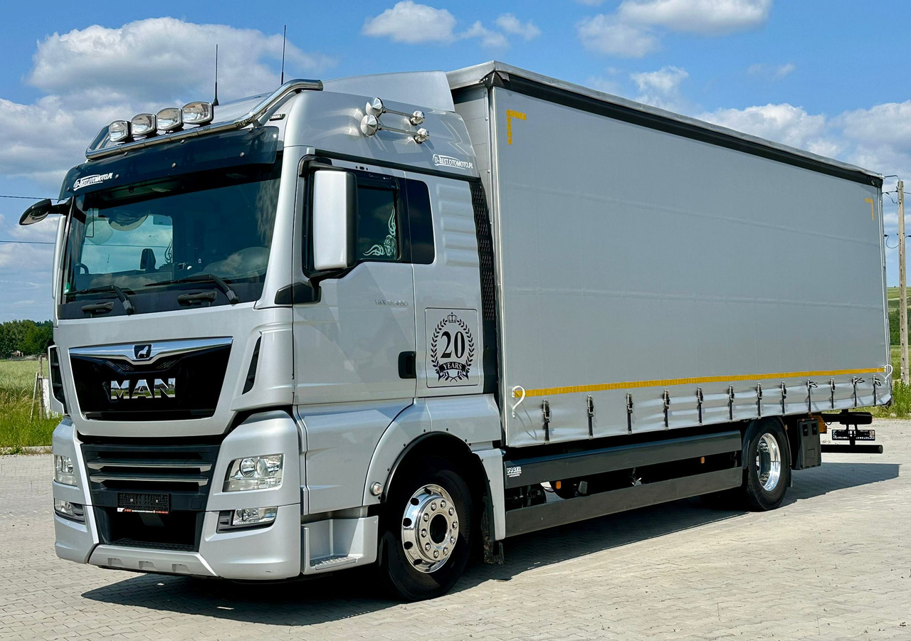 MAN TGX 18.460 / FIRANKA / 20 EUROPALET / ALUSY / SKÓRY / 260 TYS KM / 2019 ROK / Z NIEMIEC - Camión lona: foto 2 MAN TGX 18.460 / FIRANKA / 20 EUROPALET / ALUSY / SKÓRY / 260 TYS KM / 2019 ROK / Z NIEMIEC - Camión lona: foto 2