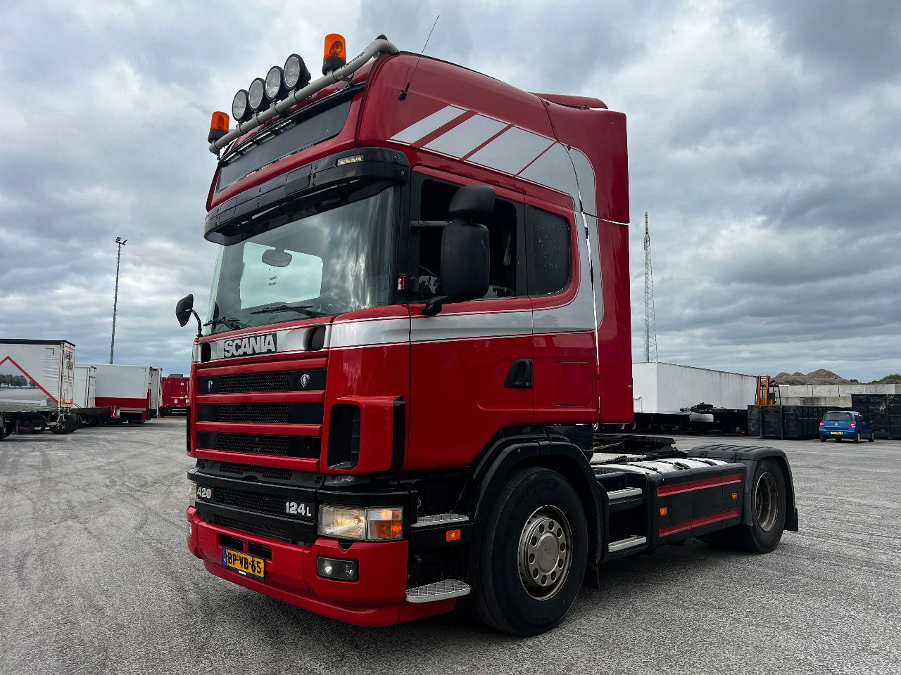 Scania R124-420 Topline, Manual, Retarder - Cabeza tractora: foto 1 Scania R124-420 Topline, Manual, Retarder - Cabeza tractora: foto 1