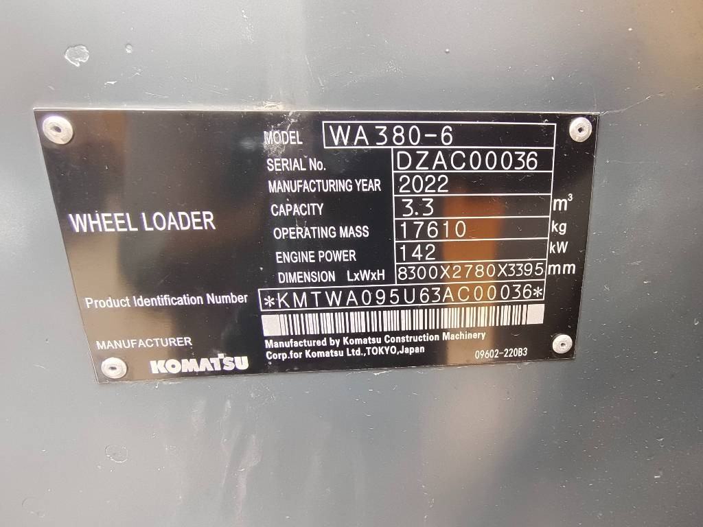 Komatsu WA 380 - Excavadora de ruedas: foto 4 Komatsu WA 380 - Excavadora de ruedas: foto 4