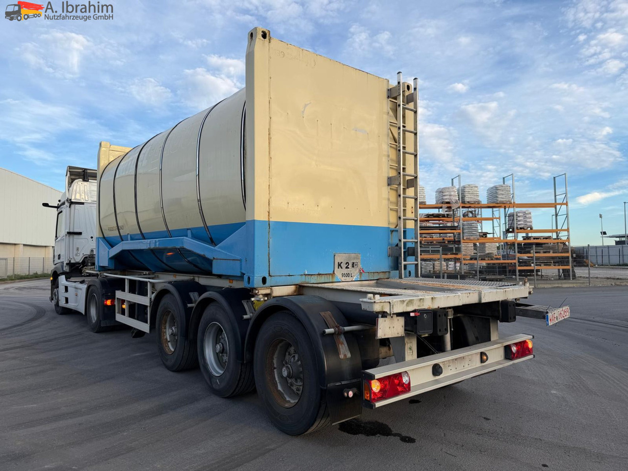 Semirremolque cisterna Feldbinder Lebensmittel Tank Container 26500 L | 2 Kammern | Heizung | 20 ft | Edelstahl: foto 8 Semirremolque cisterna Feldbinder Lebensmittel Tank Container 26500 L | 2 Kammern | Heizung | 20 ft | Edelstahl: foto 8