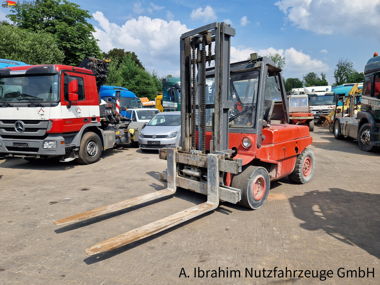 Linde H60 Tragfähigkeit 6000 kg ,3800 mm Hubhöhe, 2x vorhanden - Carretilla elevadora diésel: foto 1 Linde H60 Tragfähigkeit 6000 kg ,3800 mm Hubhöhe, 2x vorhanden - Carretilla elevadora diésel: foto 1