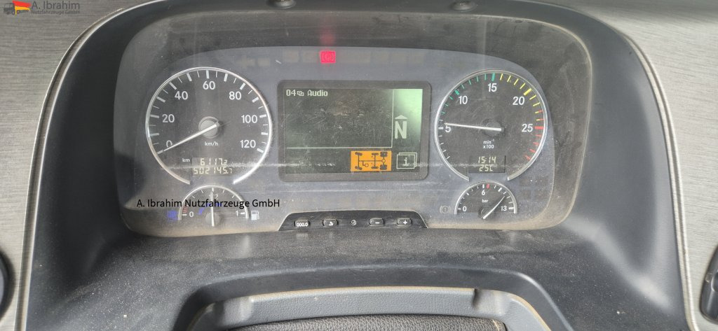 Camión portacontenedor de cadenas Mercedes-Benz 2544 L Meiller Absetzkipper 6x2, Vorlauf-Lenkachse: foto 13