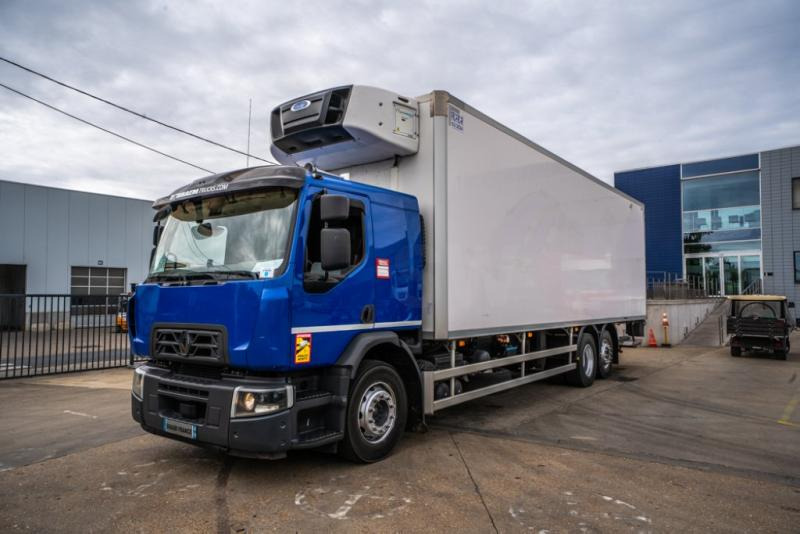 Renault D WIDE 380 DXI+CARRIER SUPRA 1150 Mt + DHOLLANDIA 2T - Camión frigorífico: foto 1 Renault D WIDE 380 DXI+CARRIER SUPRA 1150 Mt + DHOLLANDIA 2T - Camión frigorífico: foto 1