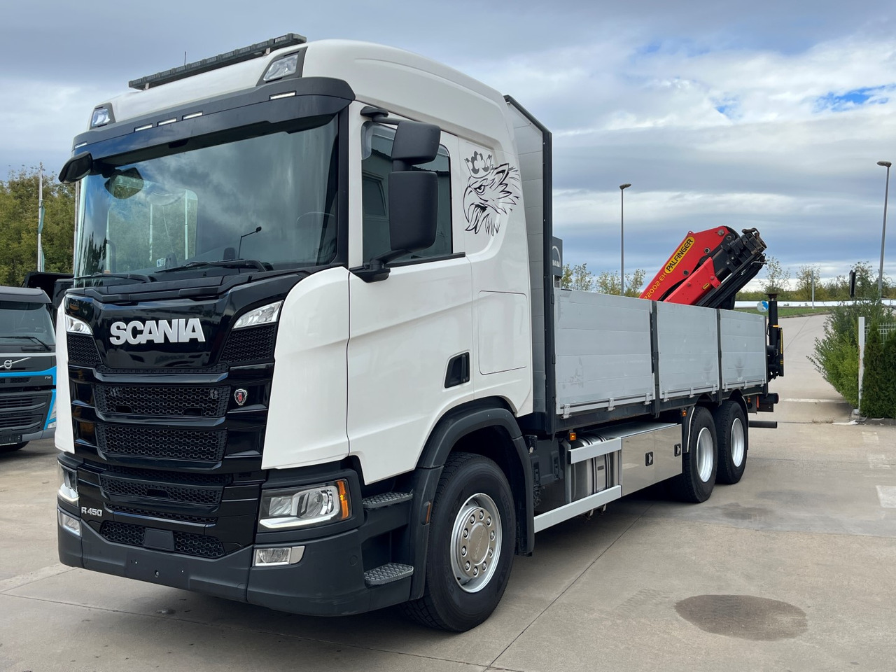 SCANIA R450, 2018, PALFINGER PK 22002 +RC - Camión caja abierta, Camión grúa: foto 4 SCANIA R450, 2018, PALFINGER PK 22002 +RC - Camión caja abierta, Camión grúa: foto 4