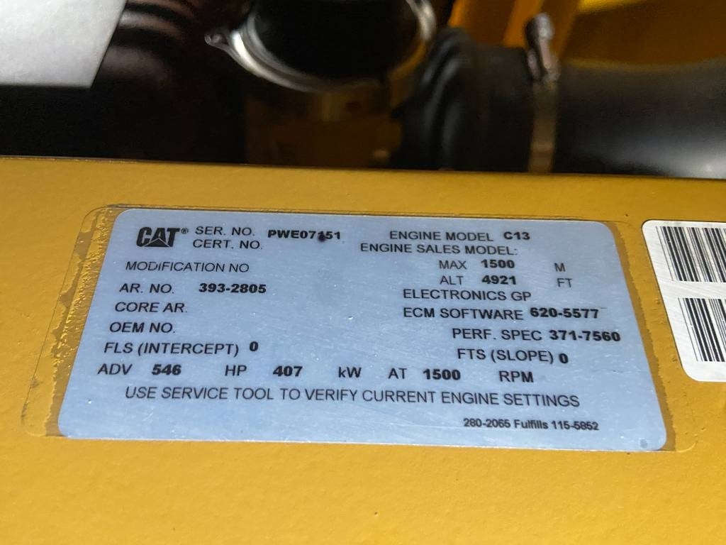 Generador industriale nuevo CAT DE450E0 - C13 - 450 kVA Generator - DPX-18024: foto 13