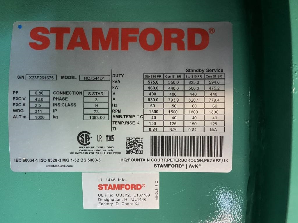 Generador industriale nuevo Cummins C500D5Q - 500 kVA Generator - DPX-18520: foto 18 Generador industriale nuevo Cummins C500D5Q - 500 kVA Generator - DPX-18520: foto 18