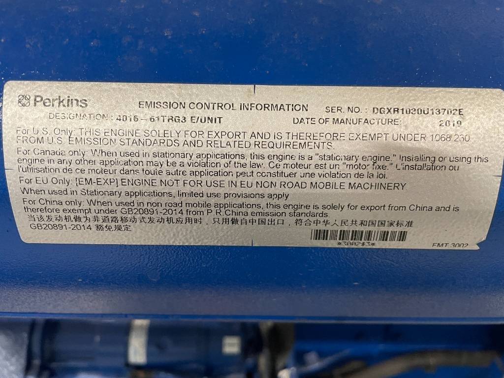 Generador industriale FG Wilson P2500-1E - 2500 kVA Surplus Genset - DPX-25085: foto 19