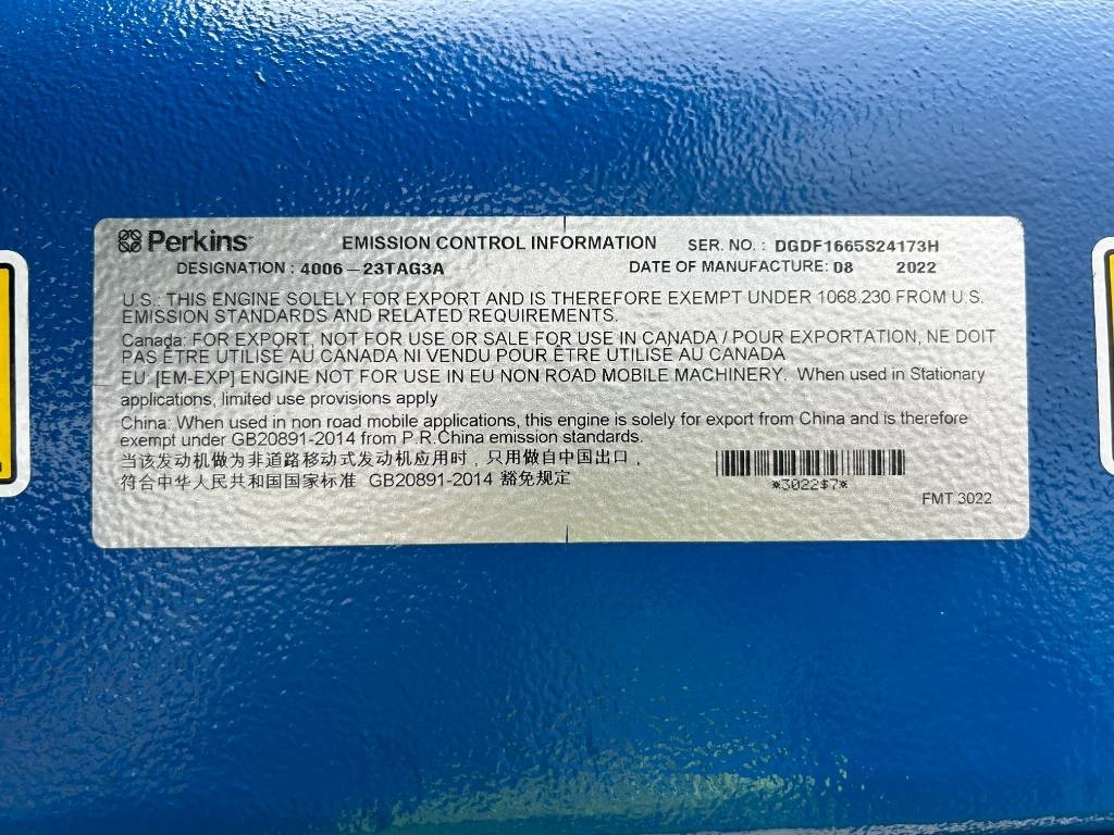 FG Wilson P900-1 - 900 kVA - Open Genset - DPX-16025-O - Generador industriale: foto 5 FG Wilson P900-1 - 900 kVA - Open Genset - DPX-16025-O - Generador industriale: foto 5