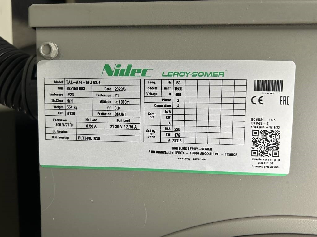 Generador industriale nuevo Iveco NEF67TM7 - 220 kVA Generator - DPX-19794: foto 20