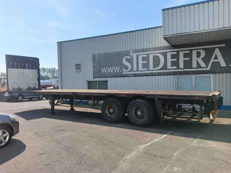 Fruehauf 2 Axle Fruehauf , Flat trailer , Drum Brakes - Semirremolque plataforma/ Caja abierta: foto 2 Fruehauf 2 Axle Fruehauf , Flat trailer , Drum Brakes - Semirremolque plataforma/ Caja abierta: foto 2