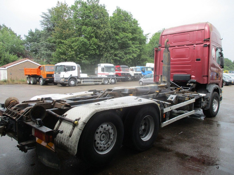Scania R124-420 6x2 , Manual , Intarder , Airco , haakarm truck - Camión multibasculante: foto 3 Scania R124-420 6x2 , Manual , Intarder , Airco , haakarm truck - Camión multibasculante: foto 3