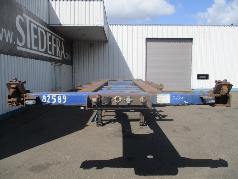 Semirremolque portacontenedore/ Intercambiable Wielton NS34P, container trailer , 3 ROR axle , Drum brakes , Air suspension: foto 6