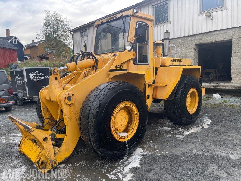 1985 Hanomag 44D HJULLASTER 96 timers auksjon! - Cargadora de ruedas: foto 1 1985 Hanomag 44D HJULLASTER 96 timers auksjon! - Cargadora de ruedas: foto 1