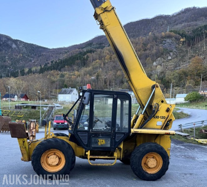 1992 JCB 530-120 Teleskoplaster - Pallegaffel - Brøyteskjær - Timer: 8246 - Manipulador telescópico: foto 2 1992 JCB 530-120 Teleskoplaster - Pallegaffel - Brøyteskjær - Timer: 8246 - Manipulador telescópico: foto 2