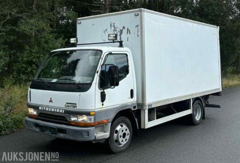 1999 Mitsubishi Fuso Canter C1 Skapbil med løftelem - Camión caja cerrada: foto 1 1999 Mitsubishi Fuso Canter C1 Skapbil med løftelem - Camión caja cerrada: foto 1