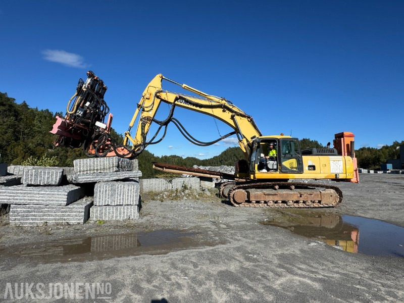 2005 Komatsu PC340 LC-7 Gravemaskin m/ Sandvik DQ440 steintrimmer - Perforadora: foto 2 2005 Komatsu PC340 LC-7 Gravemaskin m/ Sandvik DQ440 steintrimmer - Perforadora: foto 2