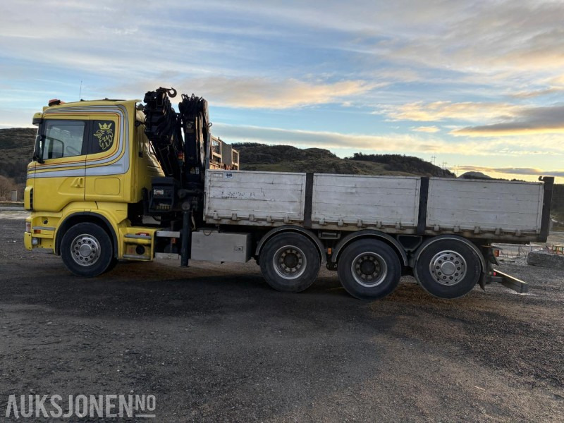 2006 Scania R-serie 8x4 tipp, kran - Camión grúa: foto 3 2006 Scania R-serie 8x4 tipp, kran - Camión grúa: foto 3