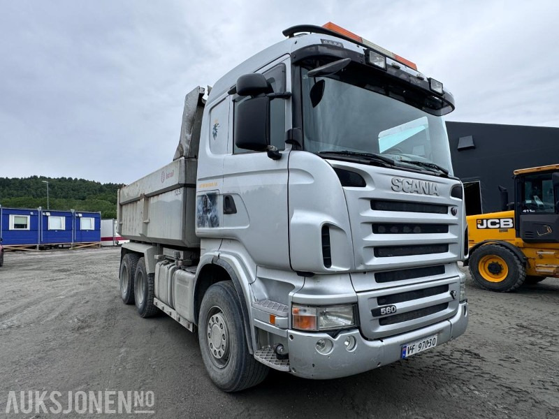 2008 Scania R-serie 560 Tippbil - 6x4 - Istrail påbygg - Navreduksjon - Akseltrykkfordeler - EU godkjent - Camión volquete: foto 3 2008 Scania R-serie 560 Tippbil - 6x4 - Istrail påbygg - Navreduksjon - Akseltrykkfordeler - EU godkjent - Camión volquete: foto 3