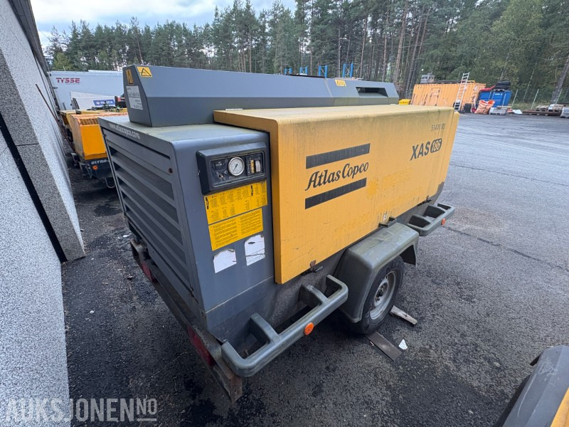 2012 Atlas Copco XAS 186 kompressor - Equipo de construcción: foto 3 2012 Atlas Copco XAS 186 kompressor - Equipo de construcción: foto 3