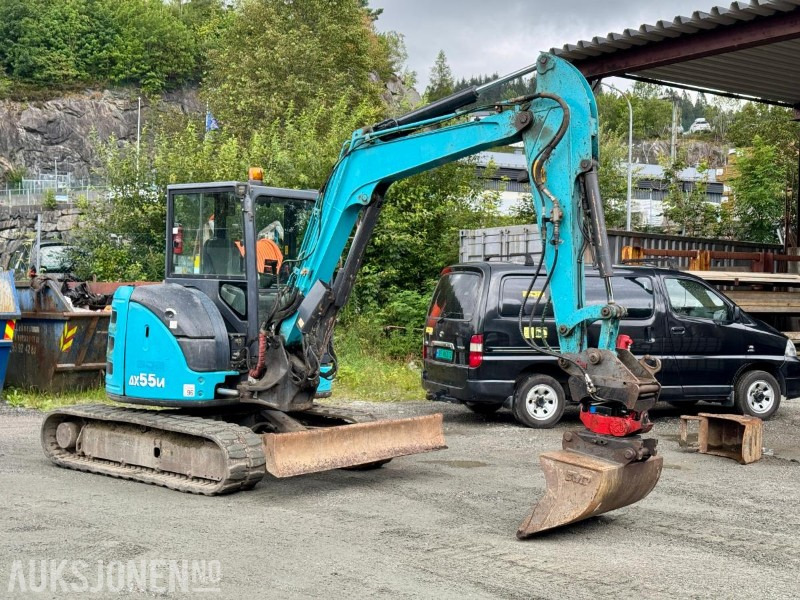 2013 Airman AX55U-6 Minigraver - Tiltrotator - Pusseskuffe - Godkjent til 08/25 - Timer: 10.372 - Miniexcavadora: foto 2 2013 Airman AX55U-6 Minigraver - Tiltrotator - Pusseskuffe - Godkjent til 08/25 - Timer: 10.372 - Miniexcavadora: foto 2
