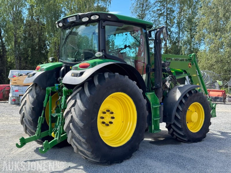 2013 John Deere 6150R traktor med frontlaster / Nylig EU-godkjent - Tractor: foto 5 2013 John Deere 6150R traktor med frontlaster / Nylig EU-godkjent - Tractor: foto 5