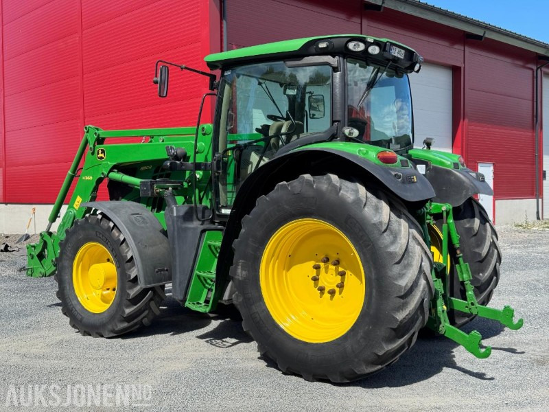 2013 John Deere 6150R traktor med frontlaster / Nylig EU-godkjent - Tractor: foto 3 2013 John Deere 6150R traktor med frontlaster / Nylig EU-godkjent - Tractor: foto 3