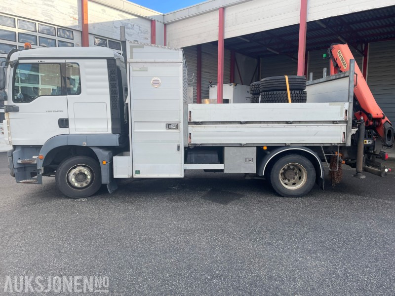 2013 MAN TGM 15.290 E- verkspåbygg med bak montert kran (Palfinger PK9002 – EH) og vinsj - Nye vinterfelger og dekk NYLIG EU OK - Camión grúa: foto 4 2013 MAN TGM 15.290 E- verkspåbygg med bak montert kran (Palfinger PK9002 – EH) og vinsj - Nye vinterfelger og dekk NYLIG EU OK - Camión grúa: foto 4