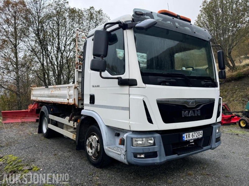 2014 MAN TGL 8.180 Tippbil - Treveistipp - Euro 6 - Gått 150.000 km - Nylig EU godkjent - Camión volquete: foto 3 2014 MAN TGL 8.180 Tippbil - Treveistipp - Euro 6 - Gått 150.000 km - Nylig EU godkjent - Camión volquete: foto 3