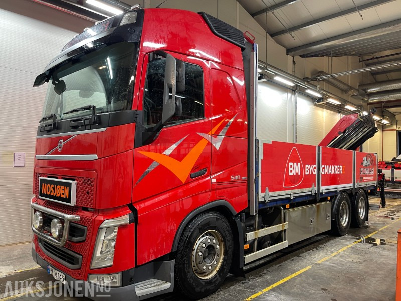 2014 Volvo FH540 6X2 Planbil med HMF 2120 kran, Eu godkjent til 31.05.2026 - Camión grúa: foto 2 2014 Volvo FH540 6X2 Planbil med HMF 2120 kran, Eu godkjent til 31.05.2026 - Camión grúa: foto 2