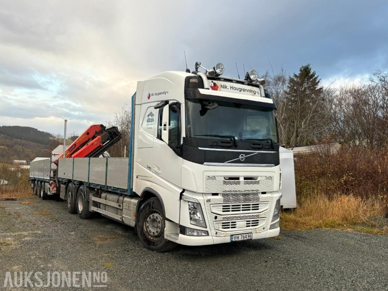 2015 VOLVO FH540 6x2 KRANBIL med Palfinger PK16502 - Camión grúa: foto 3 2015 VOLVO FH540 6x2 KRANBIL med Palfinger PK16502 - Camión grúa: foto 3