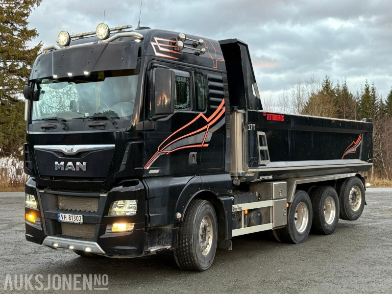 2016 MAN TGX 8x4 TIPPBIL MED ZETTERBERGS PLAN - EURO 6 - Camión volquete: foto 1 2016 MAN TGX 8x4 TIPPBIL MED ZETTERBERGS PLAN - EURO 6 - Camión volquete: foto 1
