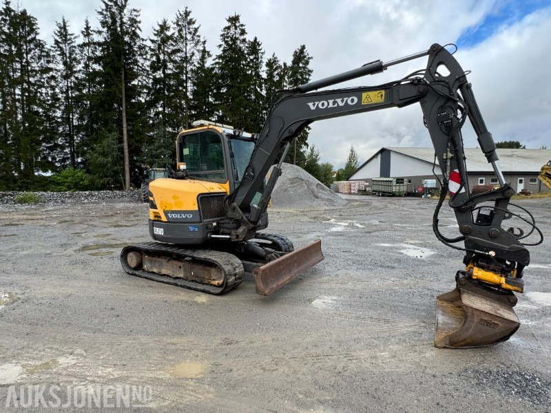2016 Volvo ecr58d beltegraver 4301t, tiltrotator, pusseskuff,steinskuff - Miniexcavadora: foto 2 2016 Volvo ecr58d beltegraver 4301t, tiltrotator, pusseskuff,steinskuff - Miniexcavadora: foto 2