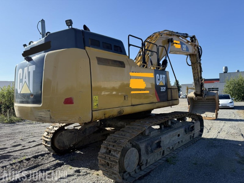 2017 Caterpillar 352F gravemaskin, 52 tonn, CE-merket, sertifisert, tiltrotator, 90 feste - Excavadora: foto 5 2017 Caterpillar 352F gravemaskin, 52 tonn, CE-merket, sertifisert, tiltrotator, 90 feste - Excavadora: foto 5