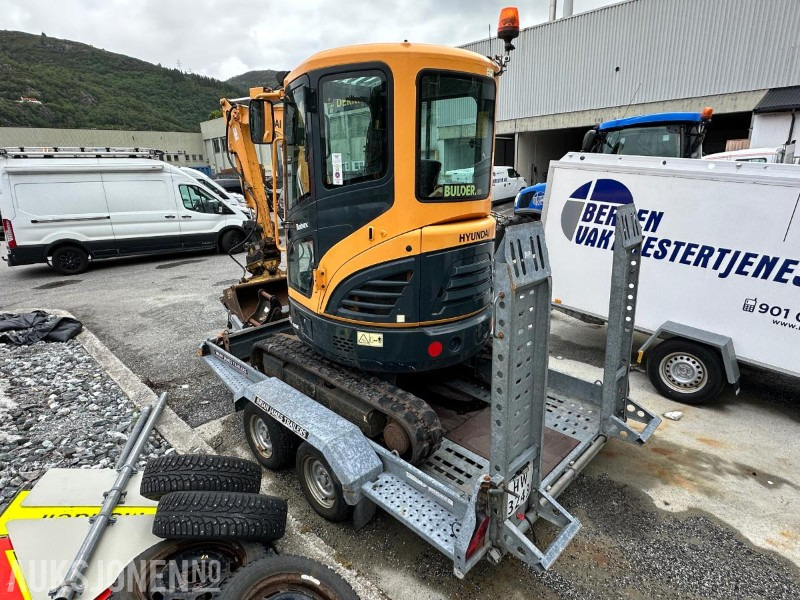 2017 Hyundai Robex 25z-9AK Minigraver med maskinhenger og tilbehør, 909 timer - Miniexcavadora: foto 3 2017 Hyundai Robex 25z-9AK Minigraver med maskinhenger og tilbehør, 909 timer - Miniexcavadora: foto 3