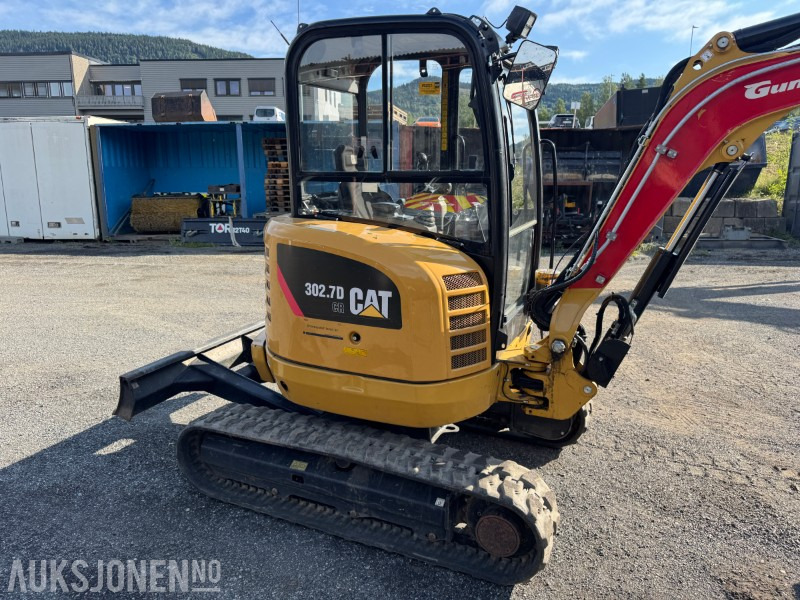2018 Cat 302.7 DCR minigraver med 2 skuffer og rototilt. - Miniexcavadora: foto 5 2018 Cat 302.7 DCR minigraver med 2 skuffer og rototilt. - Miniexcavadora: foto 5