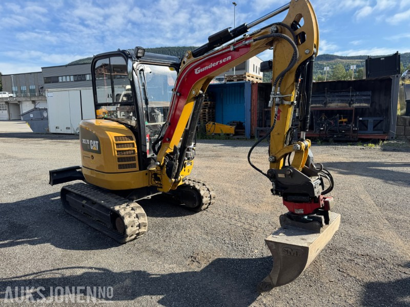 2018 Cat 302.7 DCR minigraver med 2 skuffer og rototilt. - Miniexcavadora: foto 3 2018 Cat 302.7 DCR minigraver med 2 skuffer og rototilt. - Miniexcavadora: foto 3